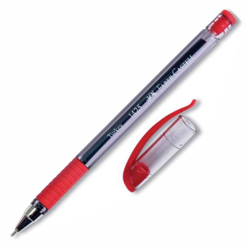 Faber 1425 İğne Uç Kırmızı Tükenmez Kalem 142521