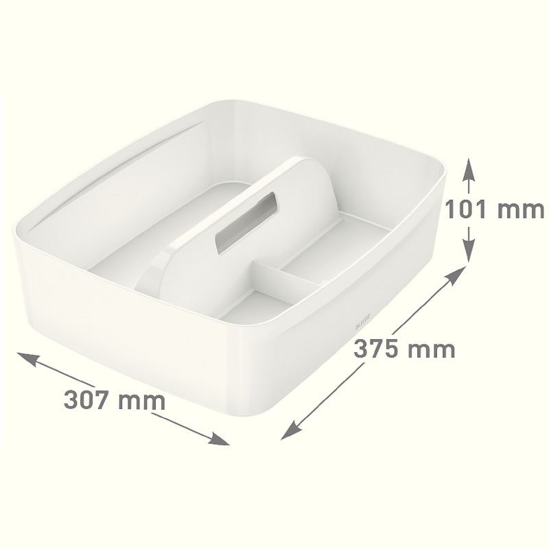 Leıtz Mybox 532201 Beyaz Kulplu Saklama Kutusu İçi